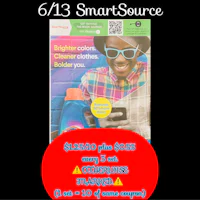 a poster with the words 613 smartsource coupons