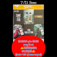 a flyer with a lot of different products on it