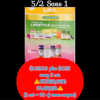 a flyer with a coupon for lifestyle supplements