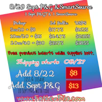 a flyer with the price of a pair of shorts and a shirt